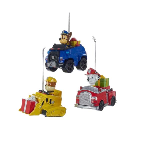 Kurt S. Adler Paw Patrol Christmas Ornament Set - Picture 1 of 8